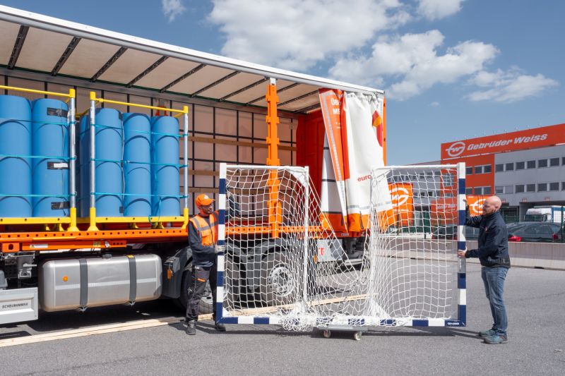 Gebrüder Weiss, logistics service provider, Austrian Handball Federation, logistics location, contract logistics, logistics space, distribution company, warehousing, transportation